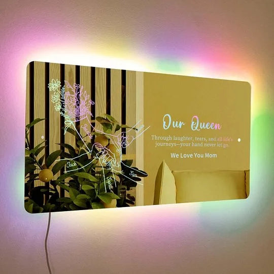 🤝Hand in Hand - Personalized Mom and Kids&