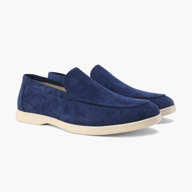 Men's Orthopedic Suede Loafers | Classic Wide Fit Slip-On Comfort Shoes