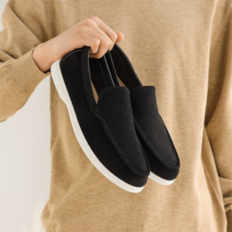 Men's Orthopedic Suede Loafers | Classic Wide Fit Slip-On Comfort Shoes