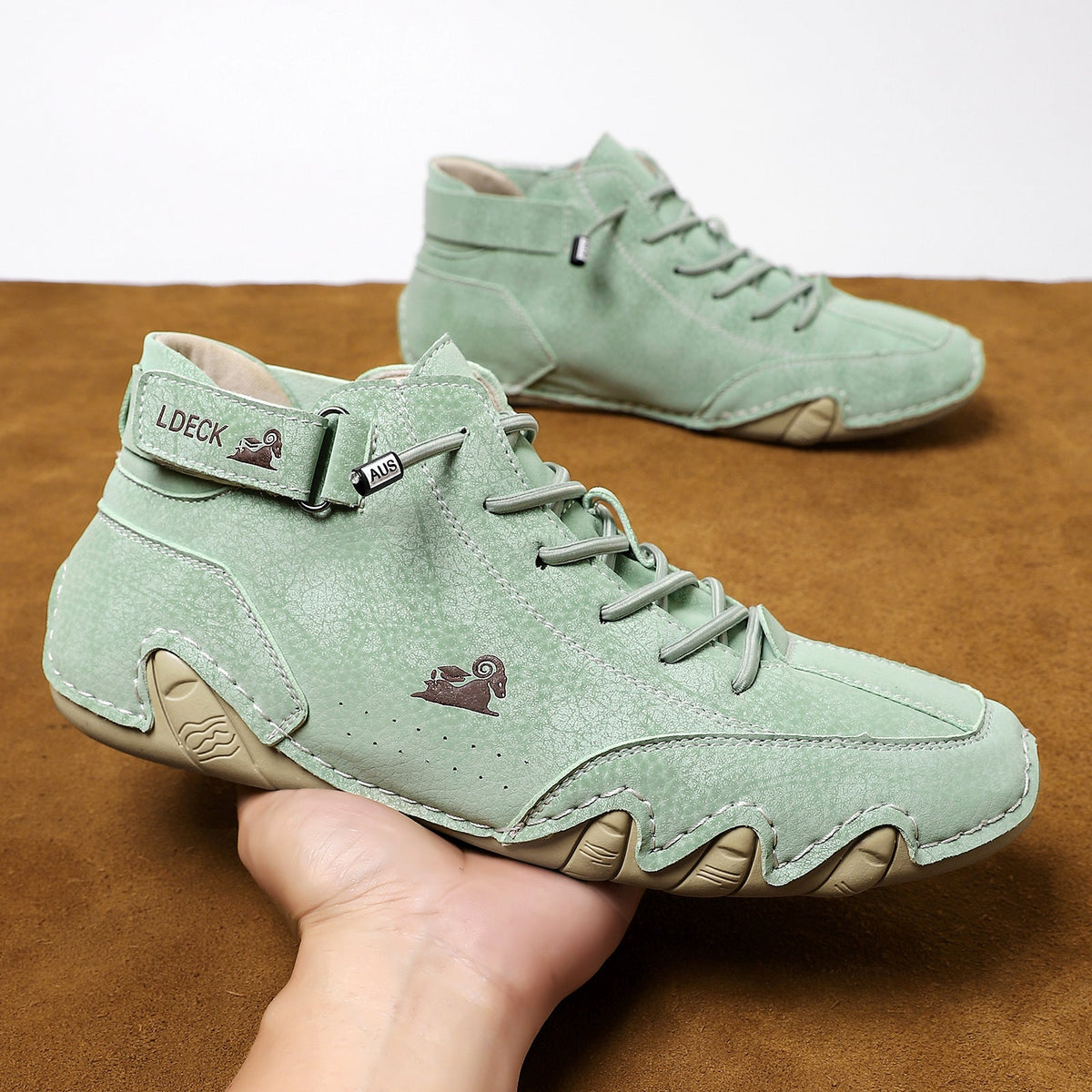 Unisex Orthopedic Leather Boots | Wide Toe Barefoot-Inspired Design