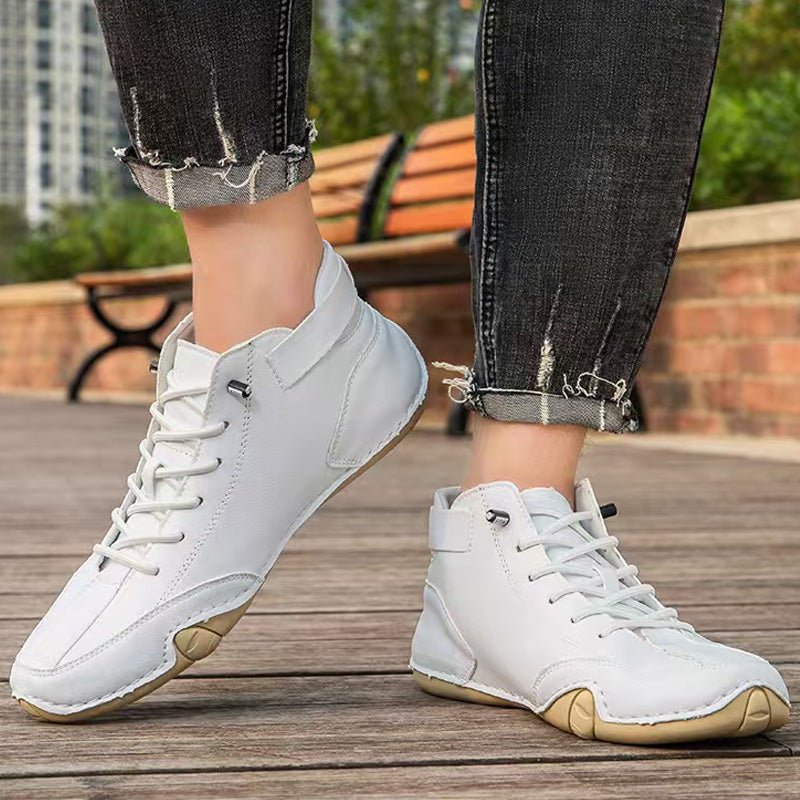 Unisex Orthopedic Leather Boots | Wide Toe Barefoot-Inspired Design