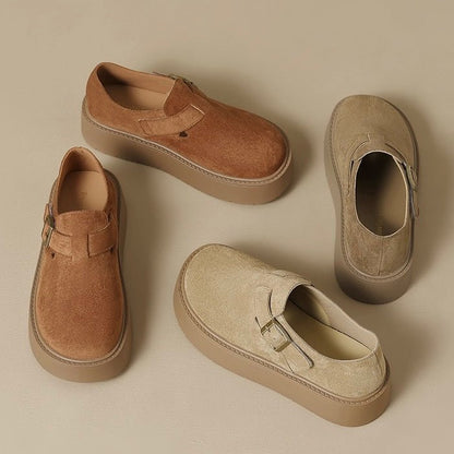 Women's Retro Platform Clogs with Arch Support | Wide Fit Comfort Shoes