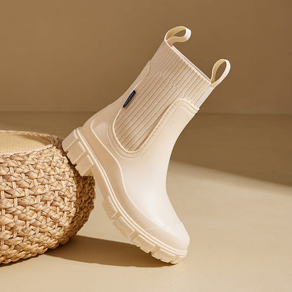 Women's Chelsea Rain Boots with Arch Support | Waterproof Ankle Boots