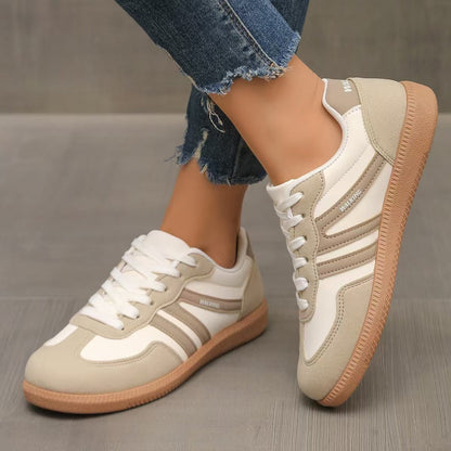 Women's Orthopedic Suede Trainers | Wide Fit Everyday Comfort Shoes
