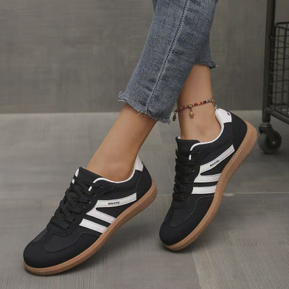 Women's Orthopedic Suede Trainers | Wide Fit Everyday Comfort Shoes