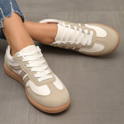 Women's Orthopedic Suede Trainers | Wide Fit Everyday Comfort Shoes