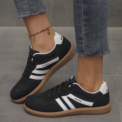 Women's Orthopedic Suede Trainers | Wide Fit Everyday Comfort Shoes