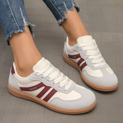 Women's Orthopedic Suede Trainers | Wide Fit Everyday Comfort Shoes