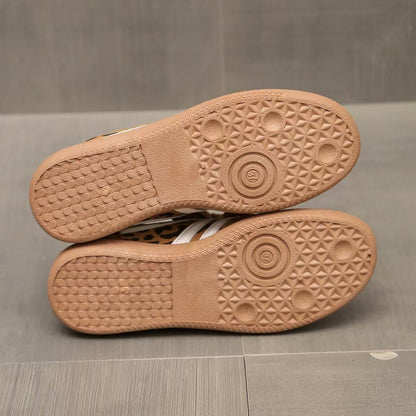 Women's Retro Suede Trainers with Arch Support | Casual Walking Shoes