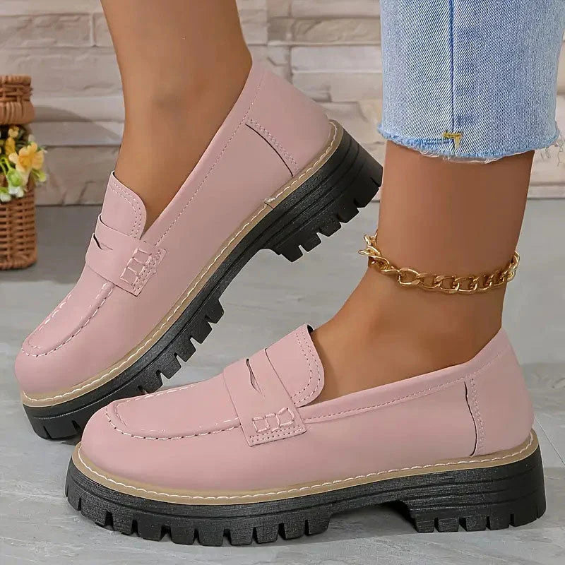 Women's Platform Loafers | Chunky Sole Comfort with Arch Support
