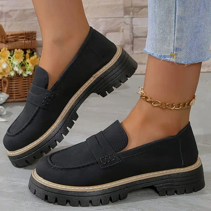 Women's Platform Loafers | Chunky Sole Comfort with Arch Support