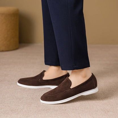 Men's Orthopedic Suede Loafers | Classic Wide Fit Slip-On Comfort Shoes
