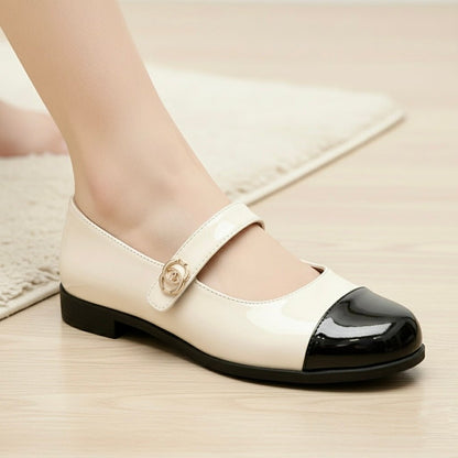 Women's Wide Toe Mary Jane Flats with Arch Support | Comfort Shoes