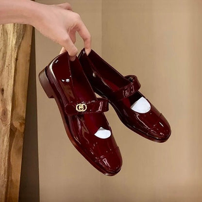 Women's Wide Toe Mary Jane Flats with Arch Support | Comfort Shoes
