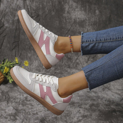 Women's Retro Suede Trainers with Arch Support | Casual Walking Shoes