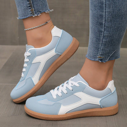 Women's Retro Suede Trainers with Arch Support | Casual Walking Shoes