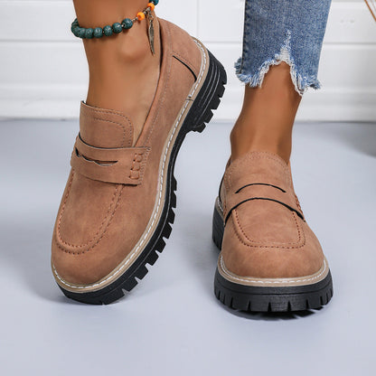 Women's Platform Loafers | Chunky Sole Comfort with Arch Support