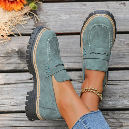 Women's Platform Loafers | Chunky Sole Comfort with Arch Support