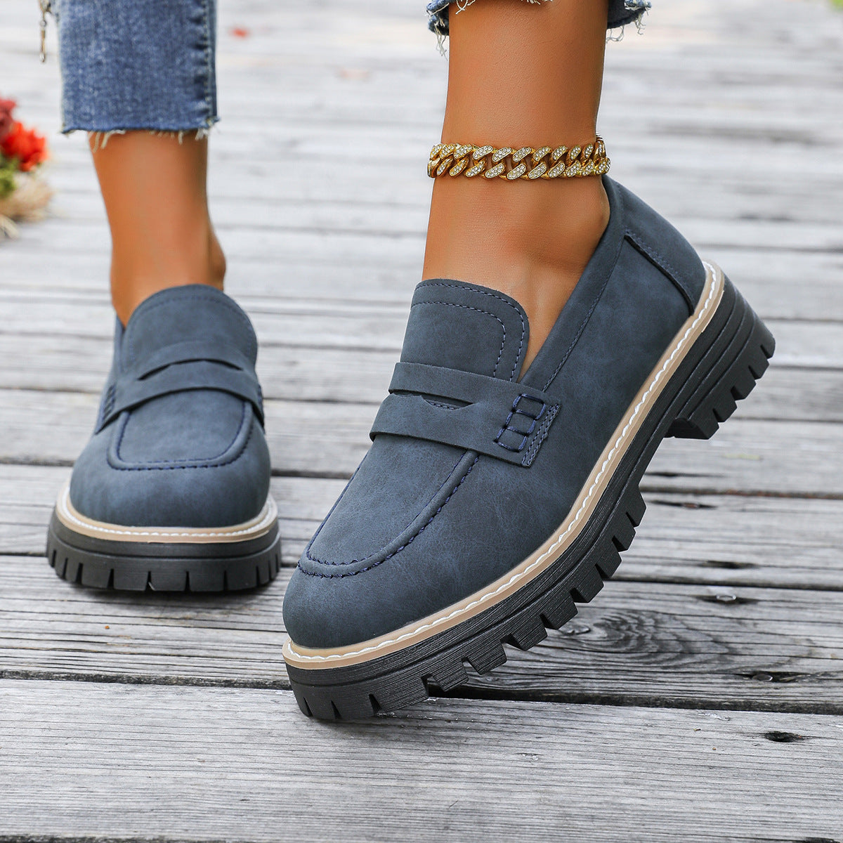Women's Platform Loafers | Chunky Sole Comfort with Arch Support
