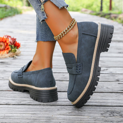 Women's Platform Loafers | Chunky Sole Comfort with Arch Support