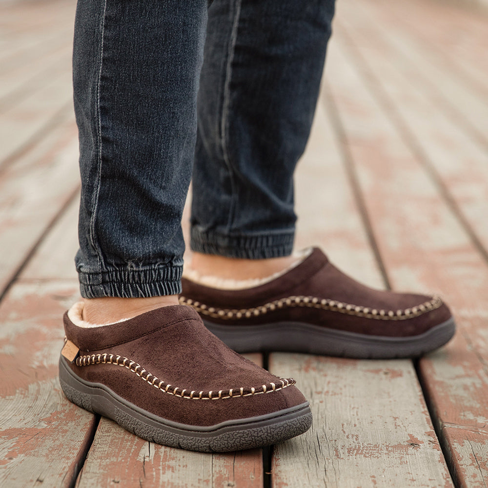 Men’s Orthopedic House Slippers – Soft Arch Support Design