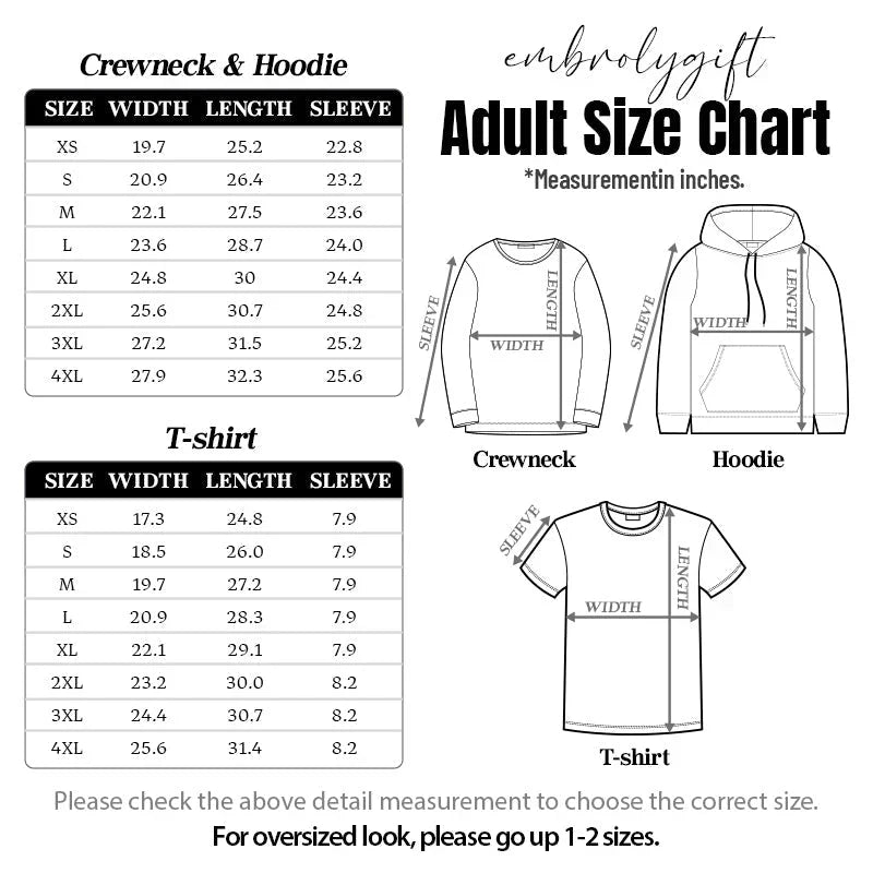 Custom Grandma Embroidered Sweatshirt – Personalized Grandma Gift, Holiday Gift Idea