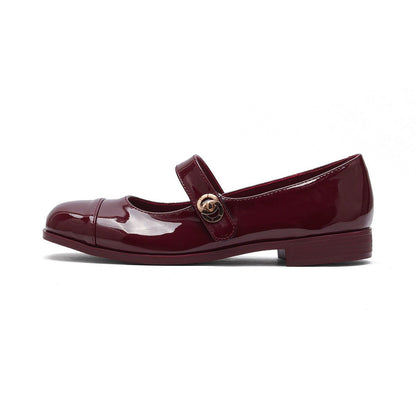 Women's Wide Toe Mary Jane Flats with Arch Support | Comfort Shoes