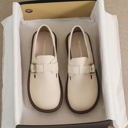 Women's Mary Jane Loafers with Arch Support | Round Toe Comfort Flats