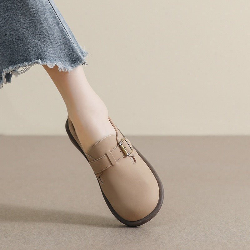 Women's Mary Jane Loafers with Arch Support | Round Toe Comfort Flats