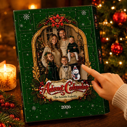 Christmas Family Advent Calendar 2026 - 24 Day Spirits Countdown, Acrylic Charms Blind Box - Gift For Family &amp; Friends
