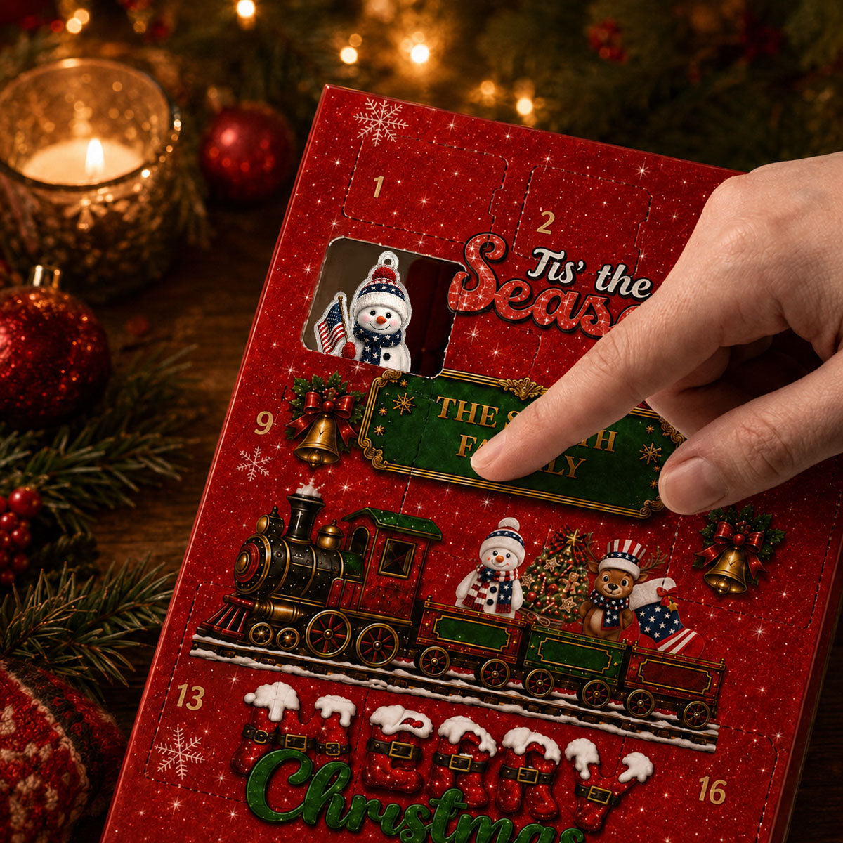 Christmas Advent Calendar 2026 - 24 Day Spirits Countdown, Acrylic Charms Blind Box - Gift For Family &amp; Friends