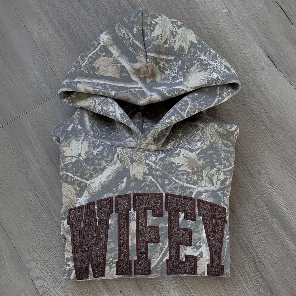 Personalized Camo Glitter Text Mama Shirt Custom Name Hunting Gift for Mom Mothers Day Apparel