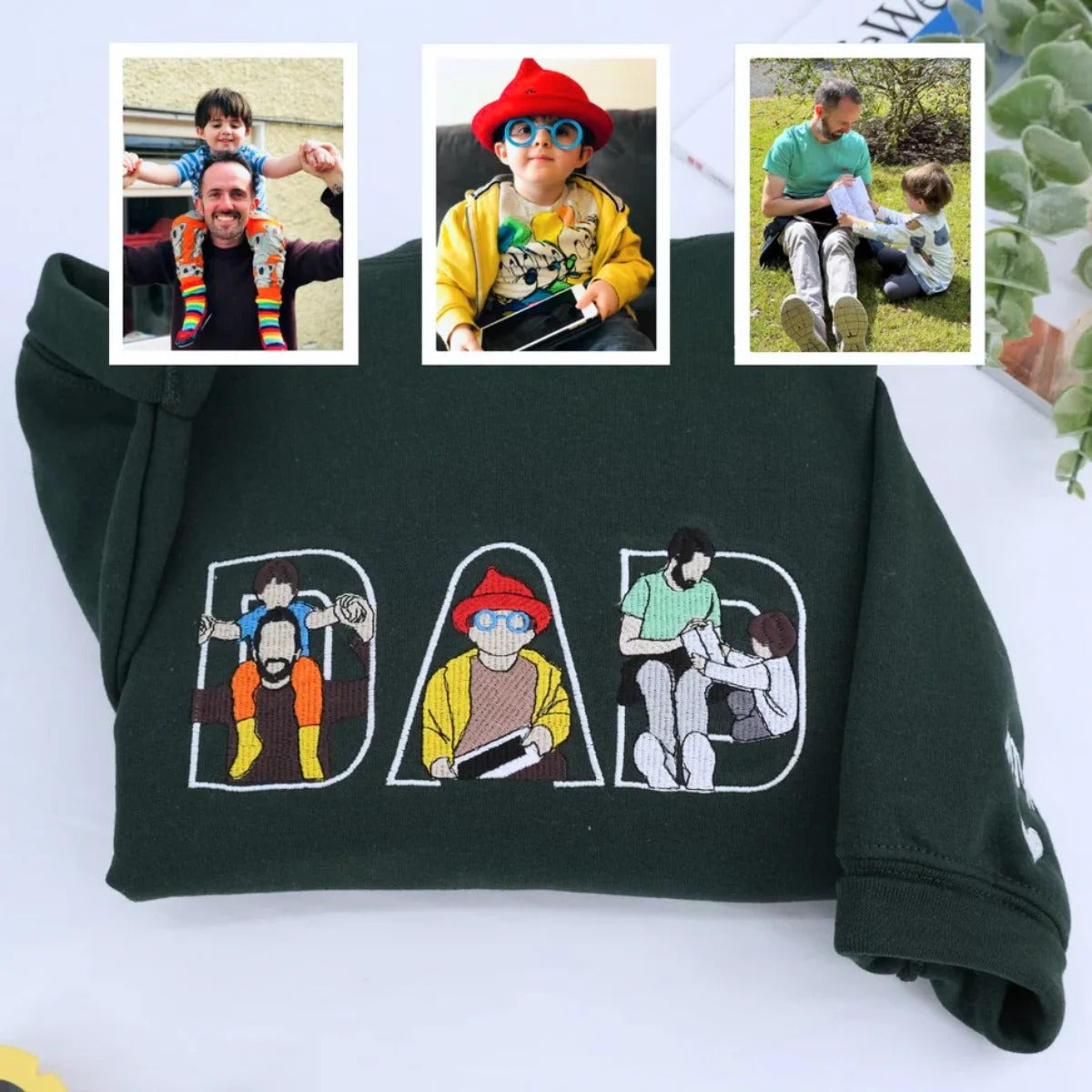 Custom Comic Photo Embroidered 