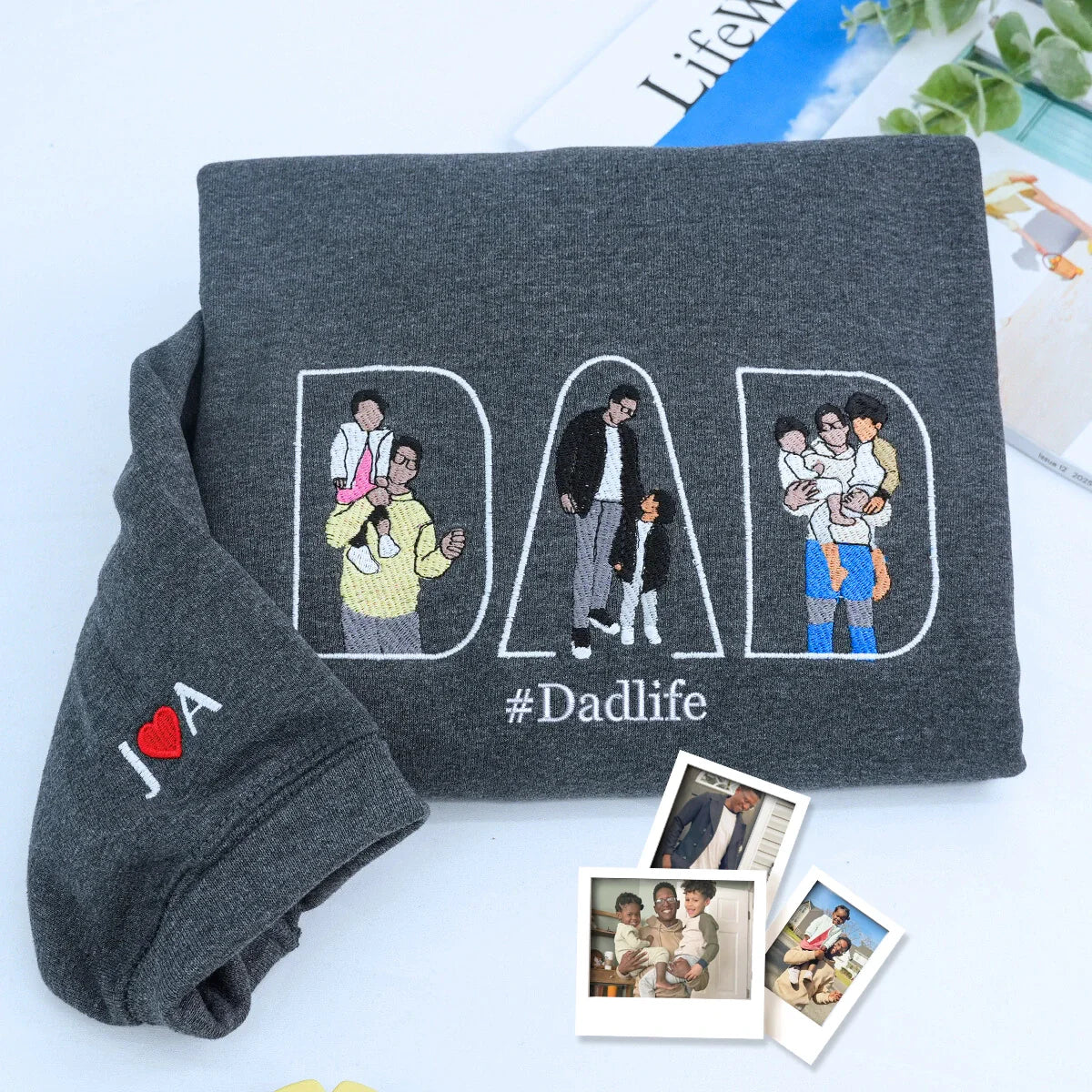 Custom Comic Photo Embroidered 