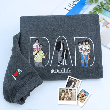 Custom Comic Photo Embroidered 