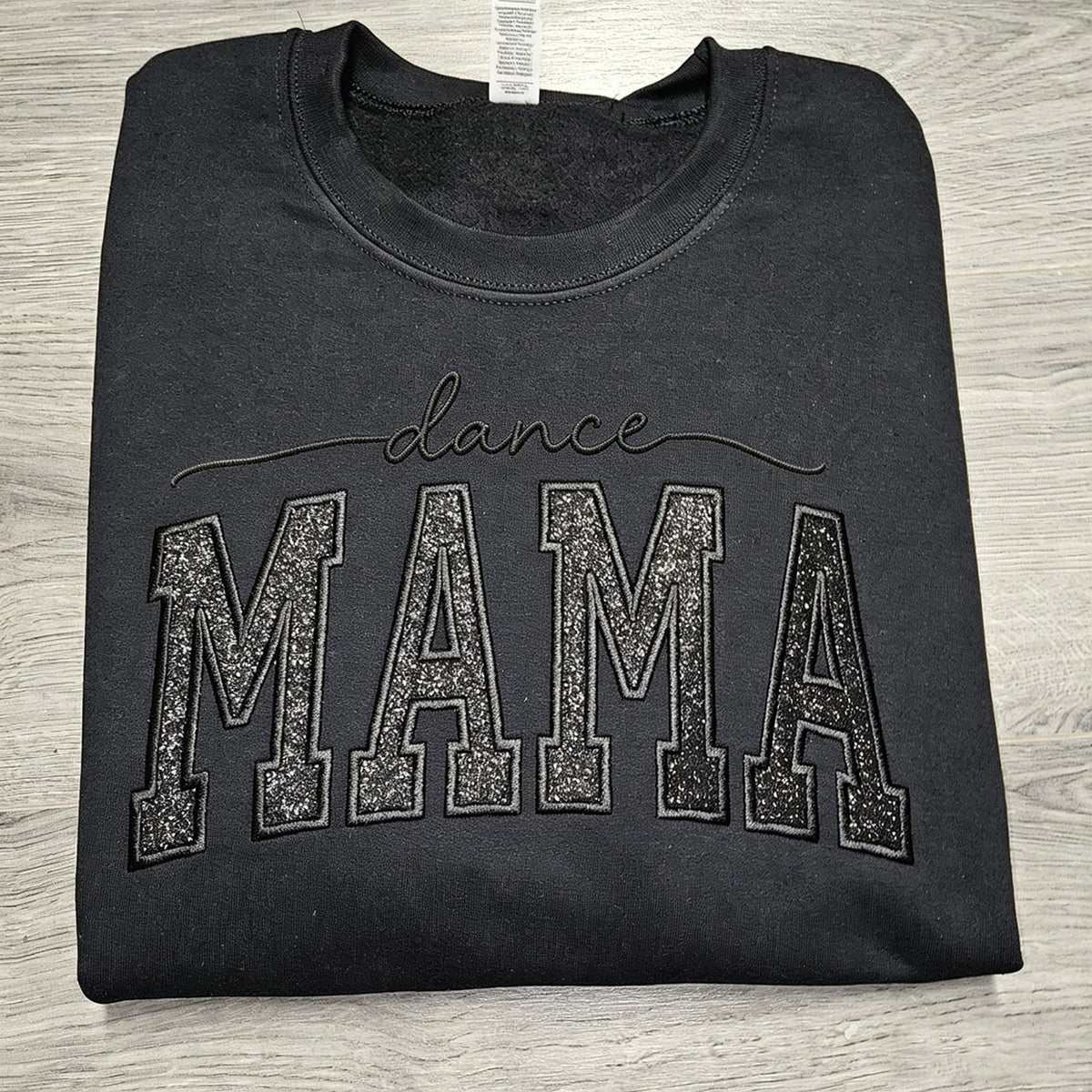 Custom Glitter Embroidered "Dance Mama" Sweatshirt | Mother&