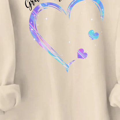 Custom Mama, Grandma Heart Sweatshirt with Kidnames | Mother's Day Gift
