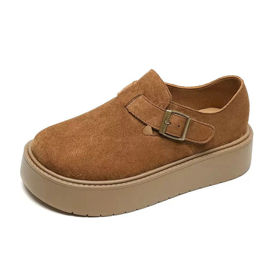 Women's Retro Platform Clogs with Arch Support | Wide Fit Comfort Shoes