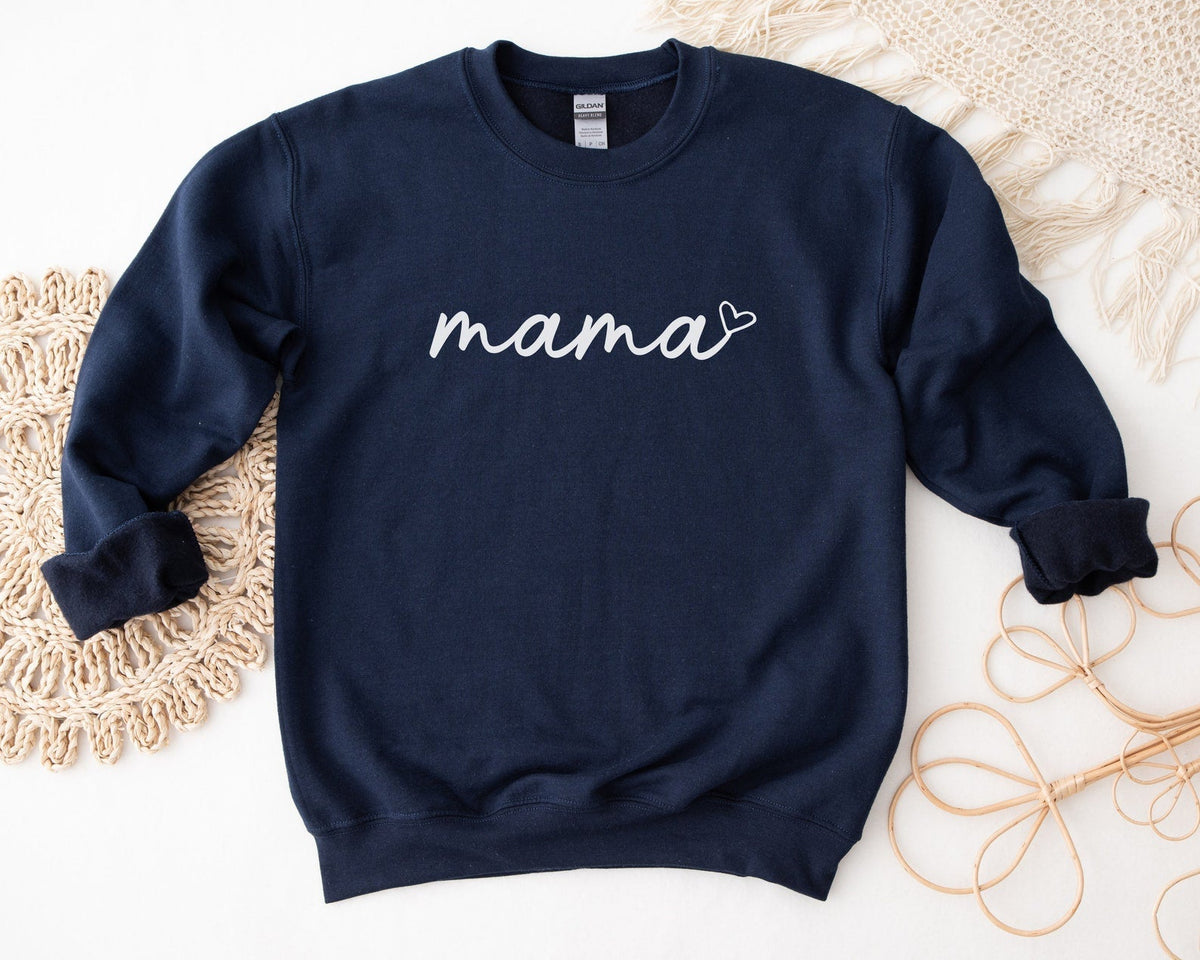 Personalized Mama Sweatshirt with Kid Names on Sleeve Mother&