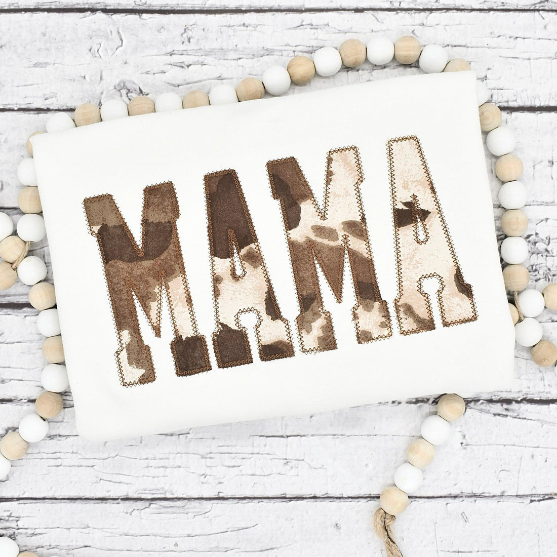 Custom Mama Cow Embroidered Sweatshirt | Mother&